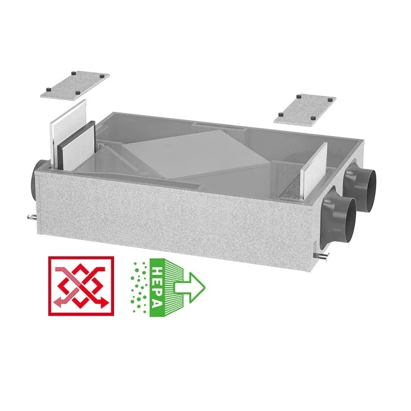 Części do systemów wentylacji E-VIPO Fresh Air HVAC, rekuperator powietrza powietrze-powietrze, wymiennik ciepła, HEPA, HRV, ERV, wentylator z odzyskiem ciepła