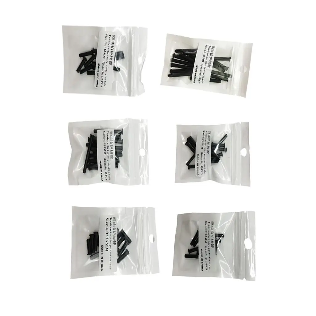 Nylon Tennis Racket Grommets String Protection Tubes Stringing Gear Equipment for Sport Tennis Supplies and Racket Care