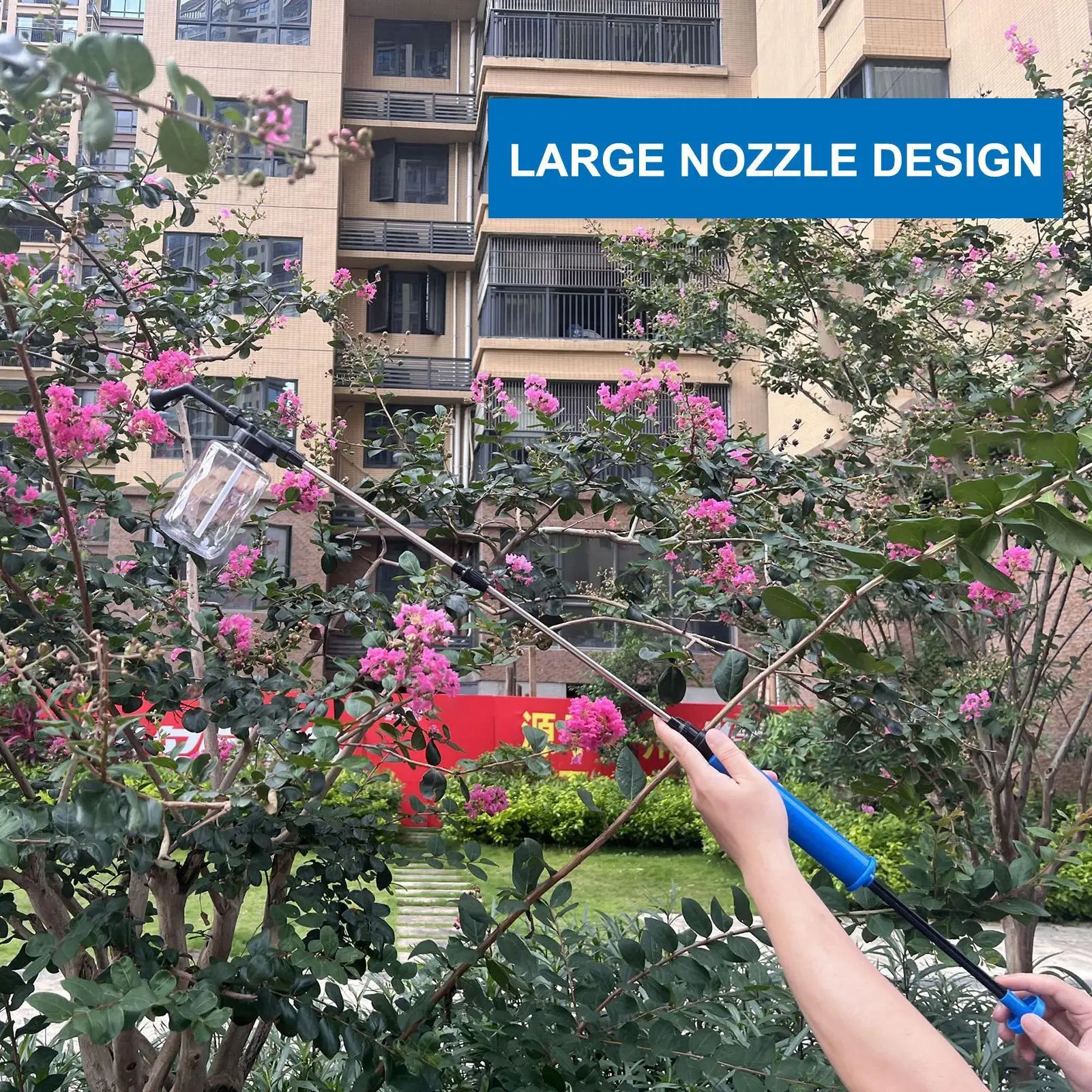 Powder Duster Applicator Handheld Pollinator Tool Versatile Agricultural Supplies Powder Dispenser Puffer Sprayer with Tank