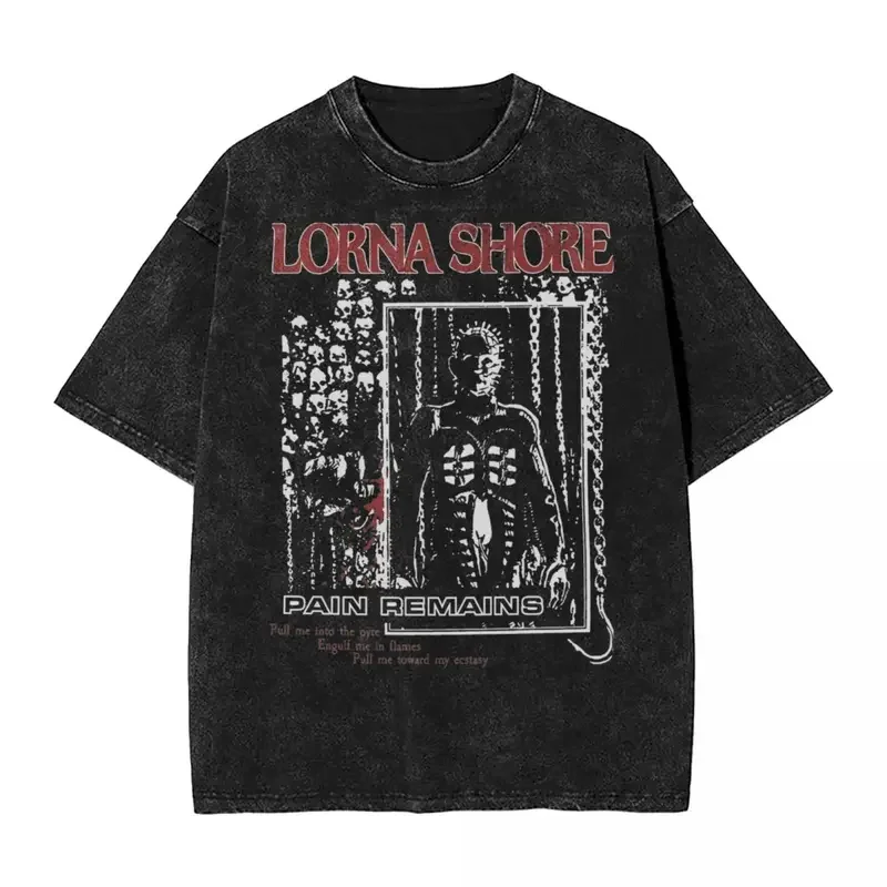 

Футболка Lorna Shore Hellraiser для мужчин и женщин, Стильная хлопковая тенниска в стиле хип-хоп, модная уличная одежда в стиле Харадзюку, лето