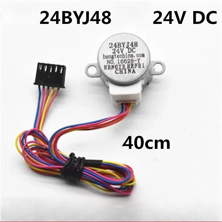 

1pcs 24BYJ48 Intelligent Toilet Cover Shunt Stream Valve Telescopic Lever Motor Toilet Seat Toilet Bidet 24V Stepping Motor