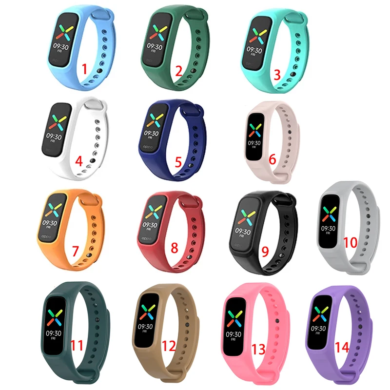 For OPPO Band EVA Silicone Strap Wristband