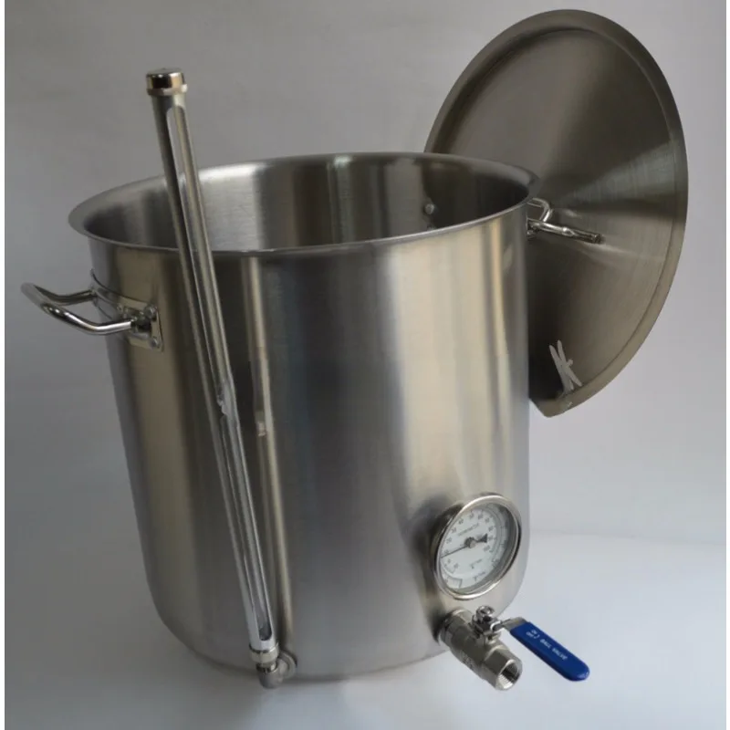 Stainless Steel Pot Heavy duty Food Grade Home Brew Kettle for Homebrewing stock pot equipment