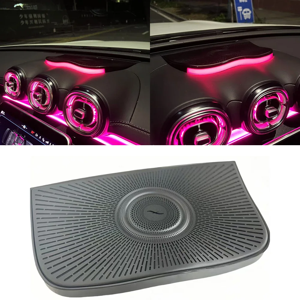 

64-color ambient lighting For-Benz new C-ClassW206 illuminated central cover synchronizes with the original car ambient lighting