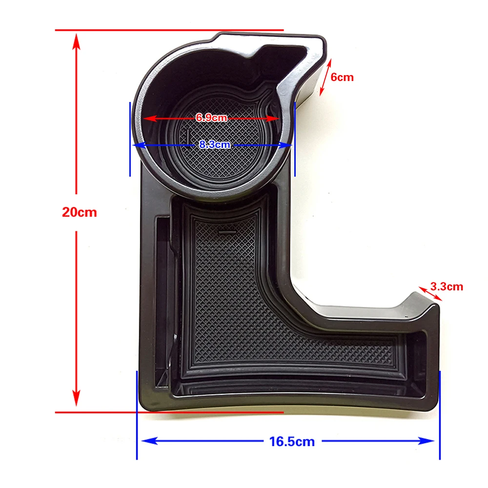 Caja de almacenamiento para cambio de marchas de coche, organizador, bandeja, portavasos, perilla, palanca de cambios, estera de arranque, para Suzuki Jimny 2019, 2022 MT