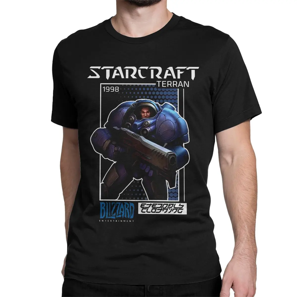 Terran StarCraft Game for Men Women T Shirt Creative Tee Shirt Short Sleeve Crew Neck T-Shirts 100% Cotton Plus Size Clothes