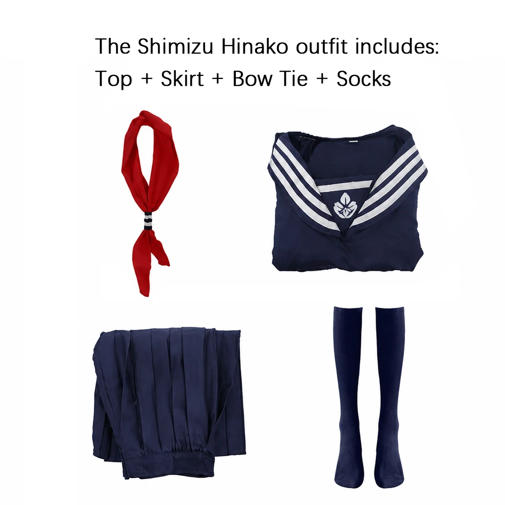 Game Silent Hill F Shimizu Hinako Cosplay Costume JK Sailor Uniform Pleated Skirt School Anime Halloween Costume Stage Outfit view 6