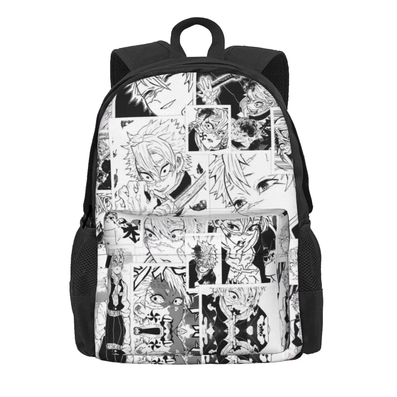 Sanemi Collage Hot Sale Schoolbag Backpack Fashion Bags Manga Character Collage Kimestu No Yaiba Demon Anime Kny Sanemi Sanemi