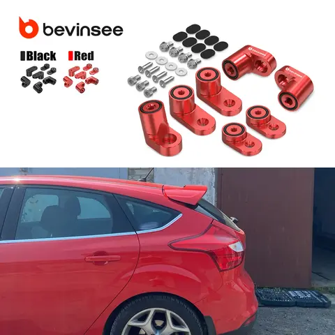Focus RS Ford Rear Wing Spoiler Riser Extendsion Kit for Ford Focus ST Hatchback for Ford Focus RS / for Ford Focus MK3 ST RS (for EU&UK)