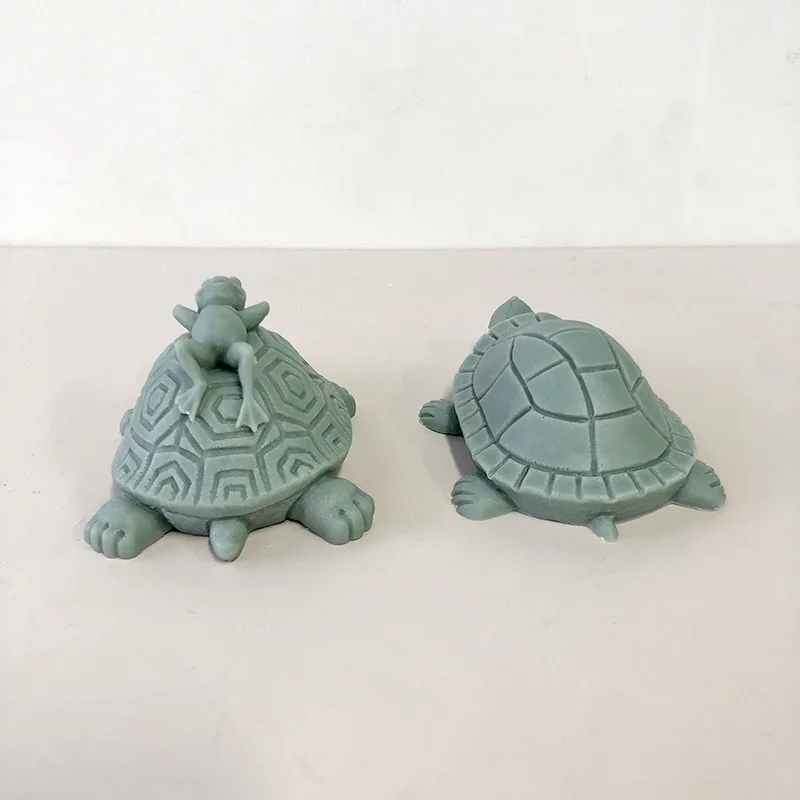 3D Turtle Mousse Cake Baking Mold Aromatherapy Plaster Ornament Handmade Soap Silicone Mold