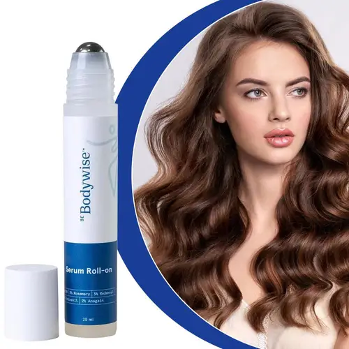 Bodywise Rollerball esencia nutritiva para el cabello suero refrescante antiencrespamiento Control de aceite de larga duración fórmula Natural cuidado del cabello