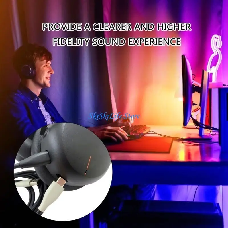 

E65E Superior Music Experience Soft Bendable Headsets Cable for 150
