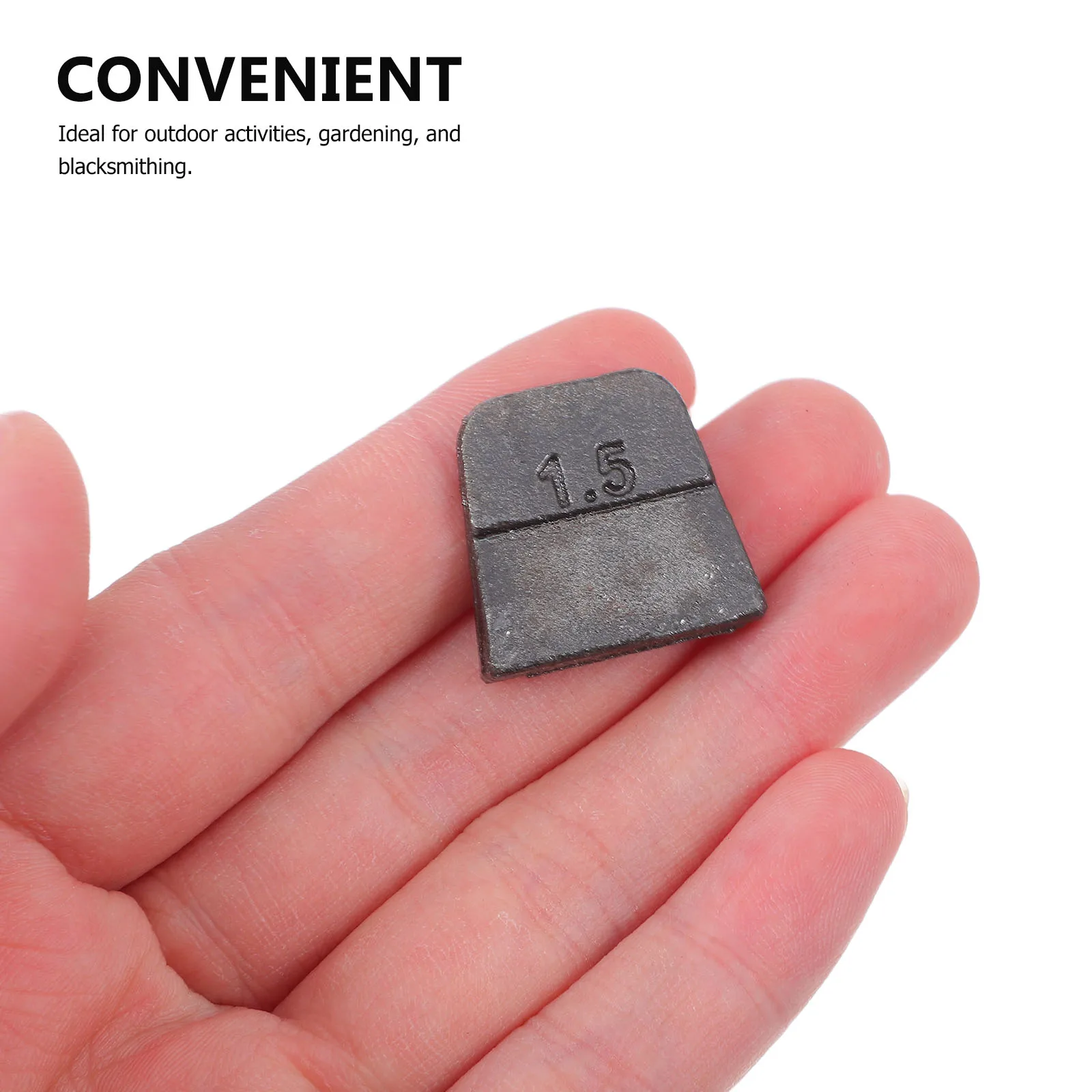 

10pcs Iron Wedge Axe Repair Tool Handle Install Supplies Hammer Accessory Blacksmith Wedge Handles Replacement Sturdy Triangle