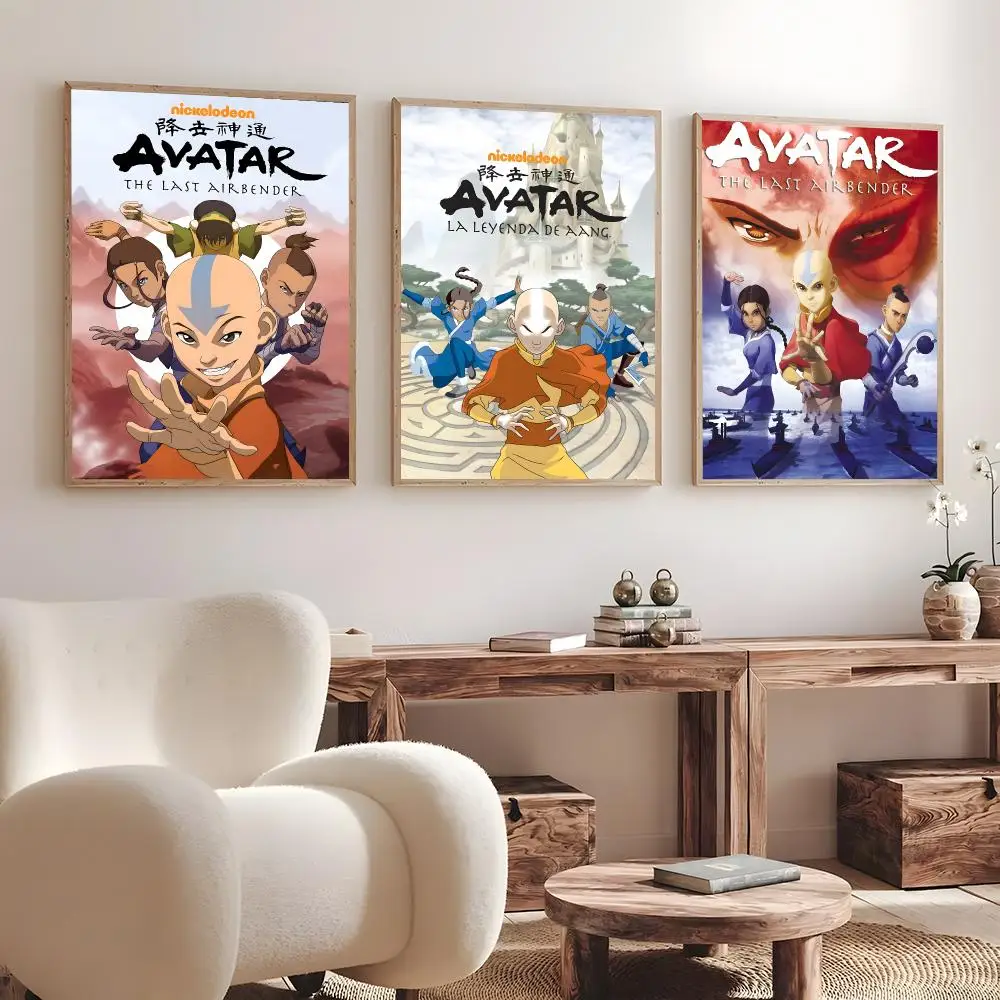 Animation Avatar: The Last Airbender   Print Wall Art Pictures Canvas Painting Living Room Bedroom Home Decor Poster