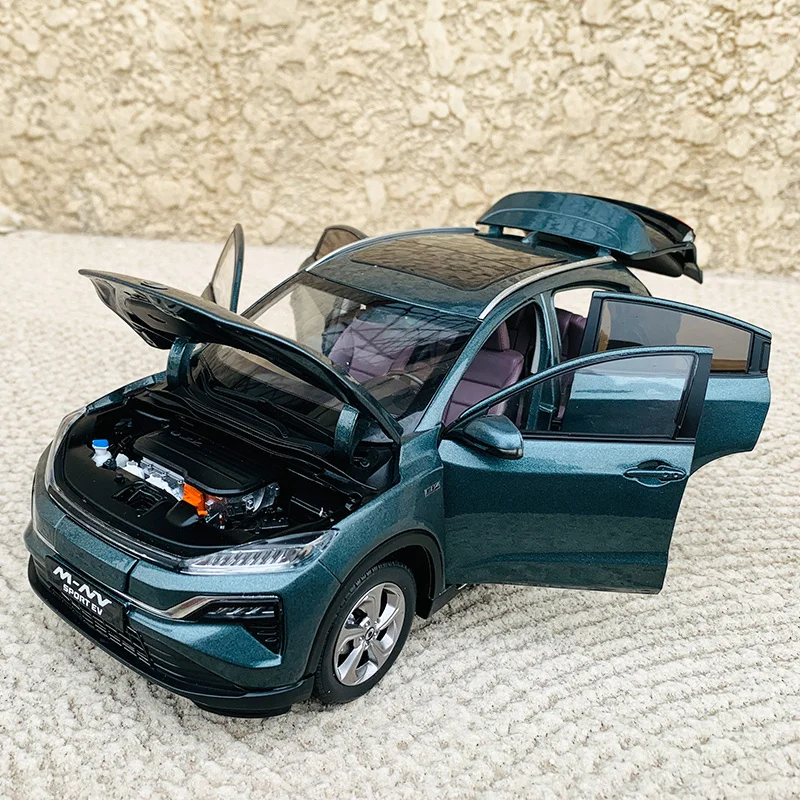 

1:18 HONDA M-NV SUV, модель автомобиля из сплава, литой под давлением металл, модель автомобиля из чистого электромобиля, коллекция имитаций, детская игрушка, подарок, украшение