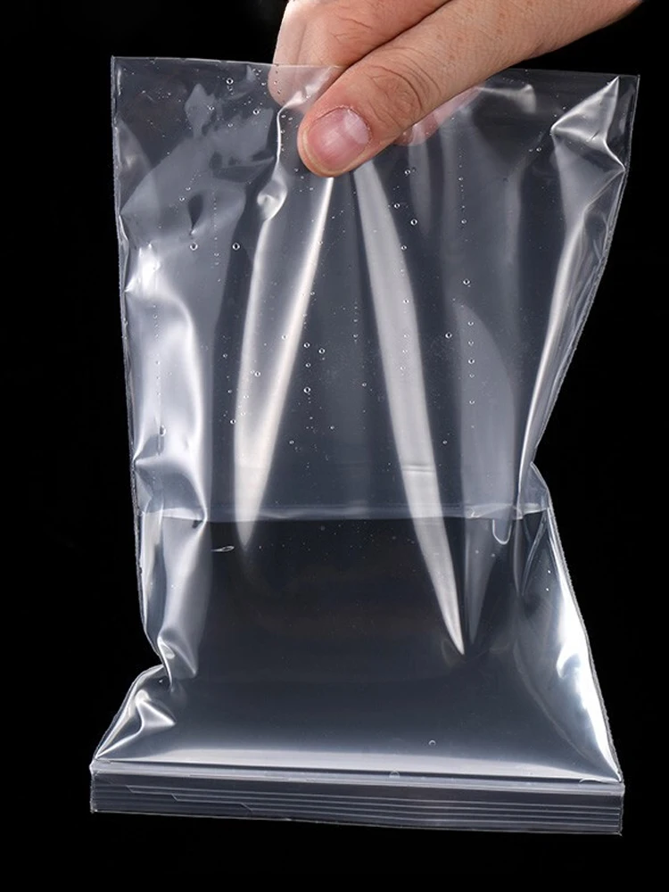 Thicken Zipper Sealed Bags Clear Plastic Storage Bag For Small Jewelry Food Packing Reclosable Zippers Sealing Pouch Wholesale