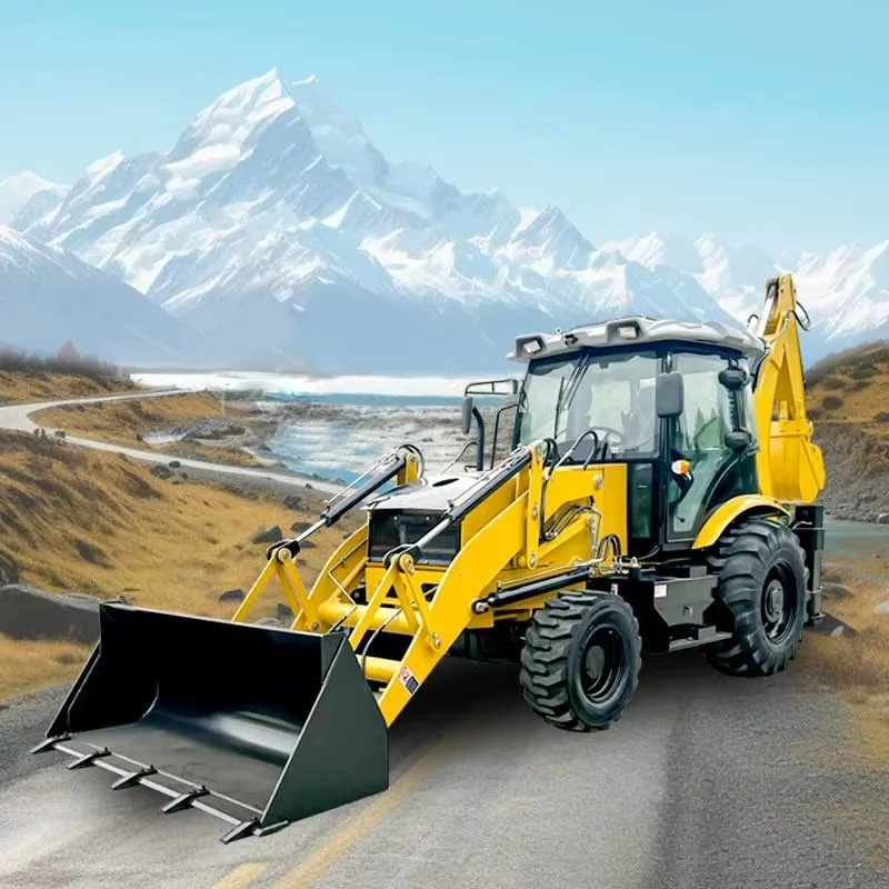 Intelligent Backhoe Loader Precision Hydraulic Control Smooth Movement Accurate Operation For Fine Construction Projects