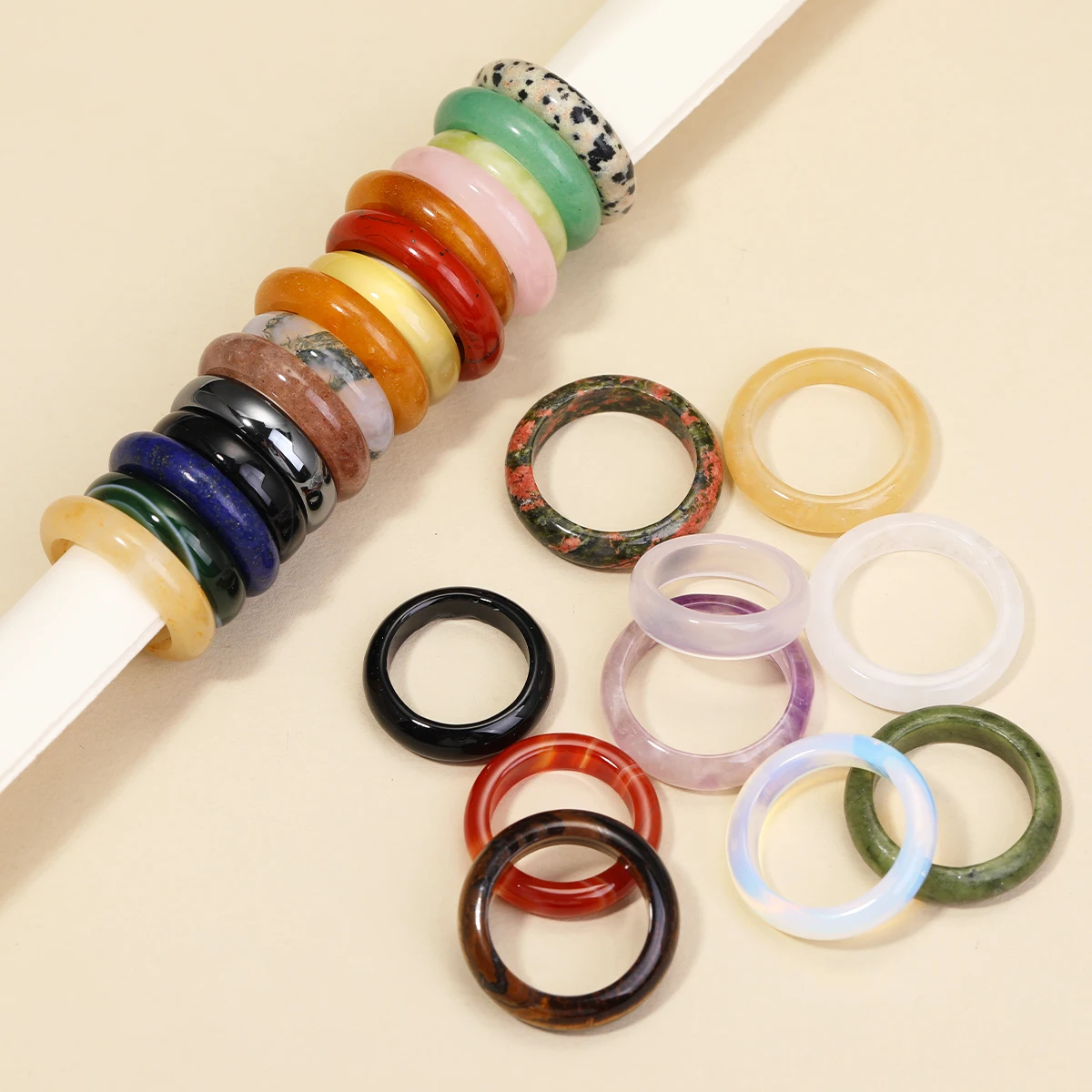 

1 шт. стильные натуральные изысканные кварцевые агатовые кольца с аметистом, культурное модное кольцо для женщин и мужчин, вечерние свадебные украшения, аксессуар, подарок