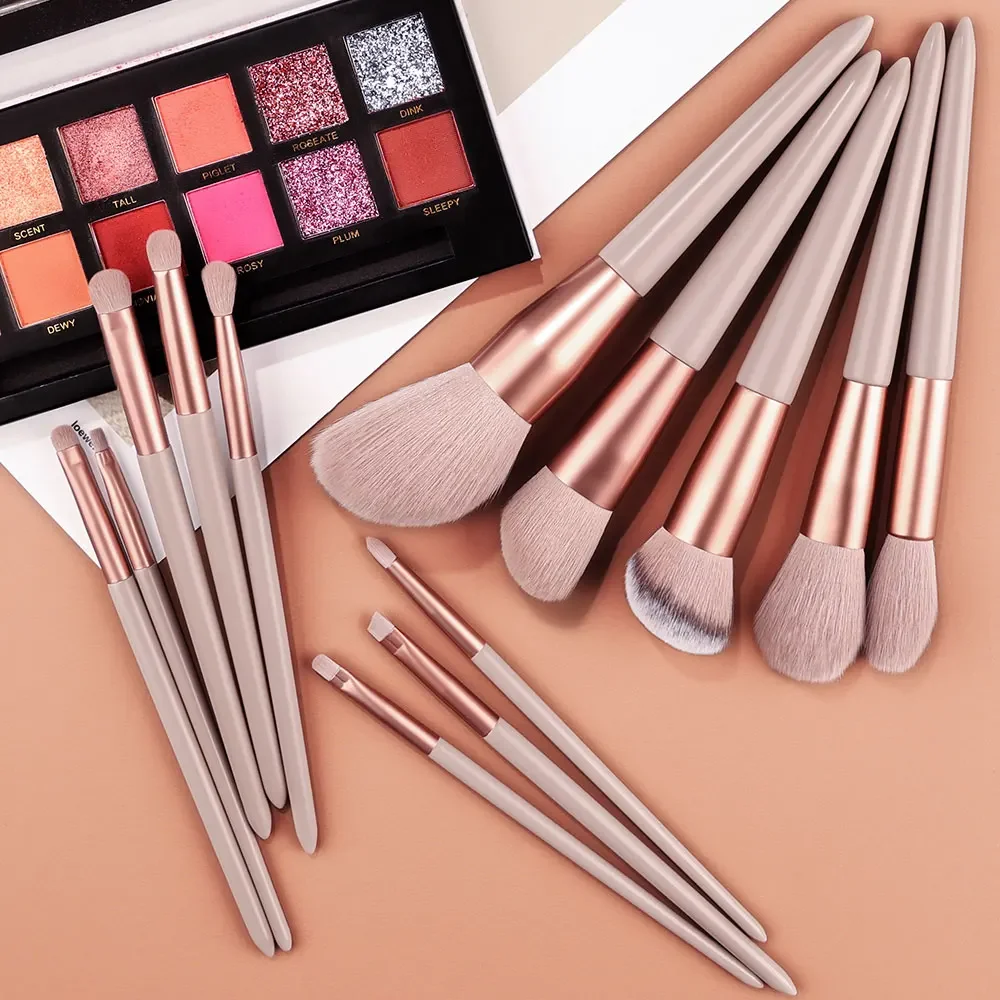 13Pcs Makeup Brushes Set for Foundation Blush Powder Eyeshadow Kabuki Blending Makeup Brush Soft Fluffy Beauty Cosmetics Tool