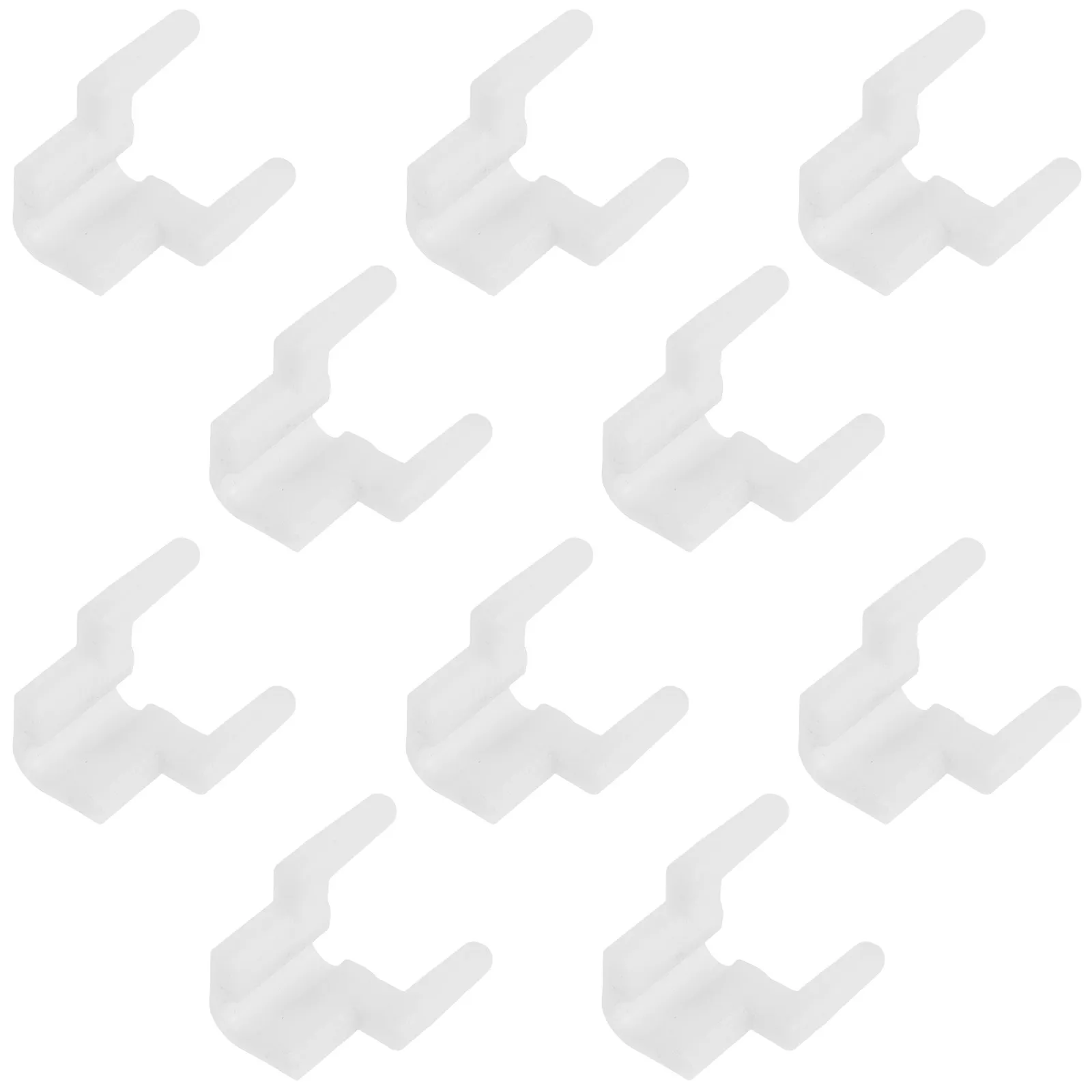 12Pcs Universal Shelf Pegs Strong White Plastic Clips for Cabinet Closet Organizer Bookcase Combination Unit Holder Hardware