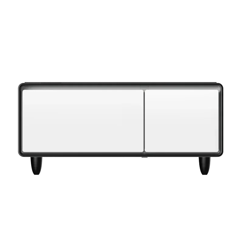 

Modern Smart mini Coffee Table with Built in Fridge, Mechanical temperature control, Wireless charging module, USB interface