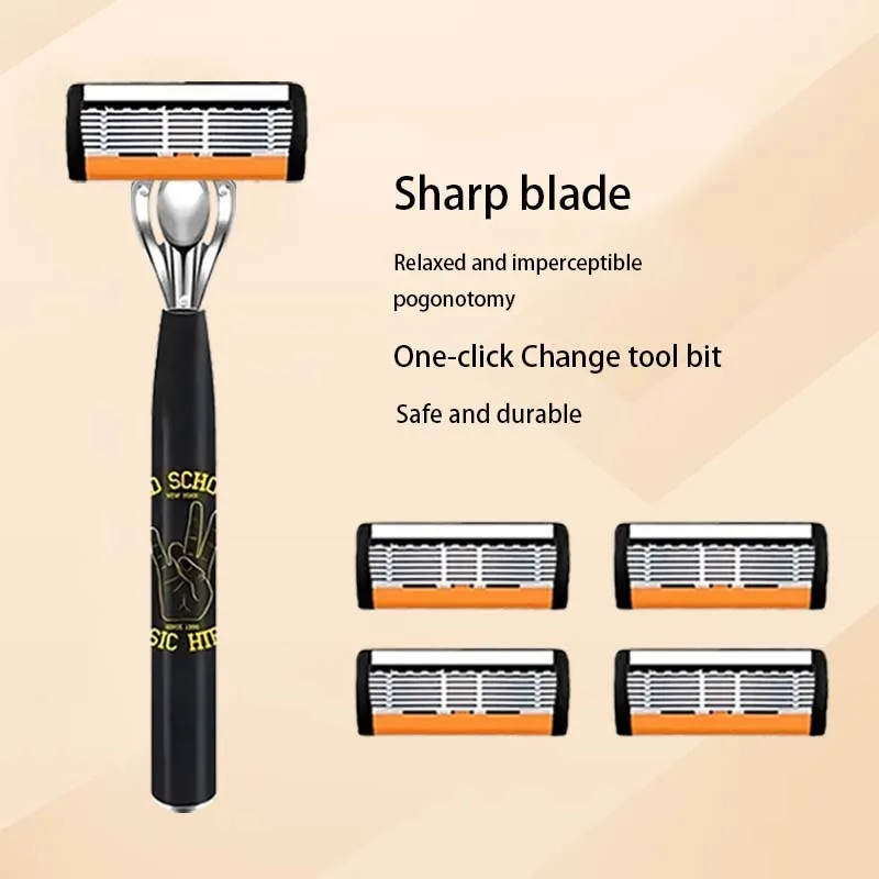 يتميز ماكينة الحلاقة الجديدة 2025 بـ 72 شفرة حادة، آمنة وغير مؤلمة، وهي مقبضين مريحين. إنها عجب الحلاقة الرجالي #3