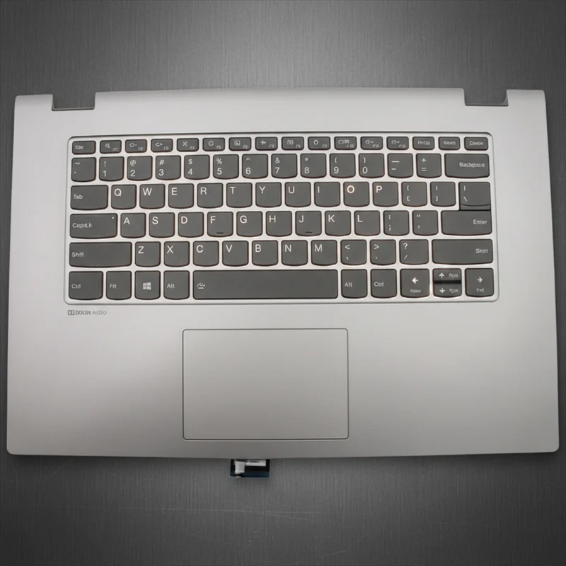 

Серый верхний корпус с подсветкой клавиатуры и упором для рук для Lenovo Ideapad Flex C340 15 15IIL 15IWL 15IML 5CB0S17763 5CB0S17734