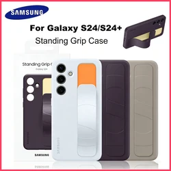 Original Samsung Standing Grip Case For Galaxy S24 S24+ Standing Grip Case S24 S24Plus Standing Grip Cover