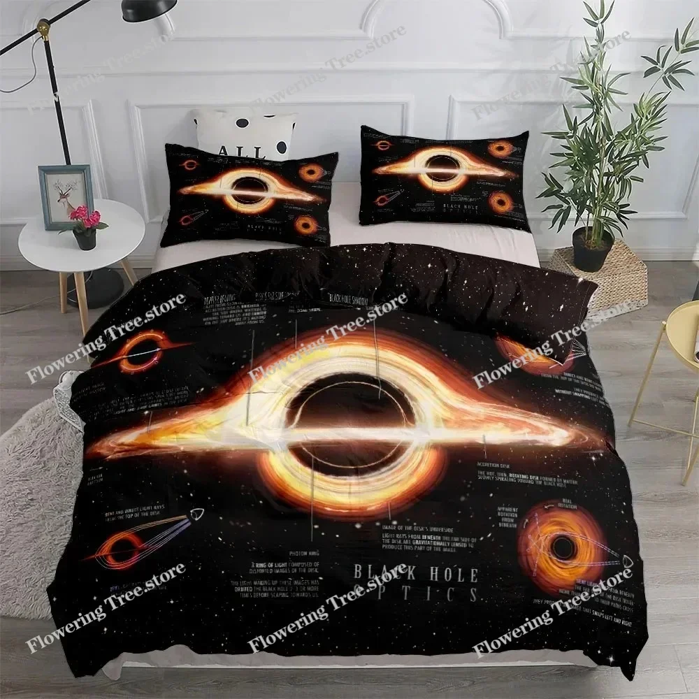 Abstract Space Nebula Duvet Cover Set UK Single Double Queen King US Twin Full King Size Bed Linen Set