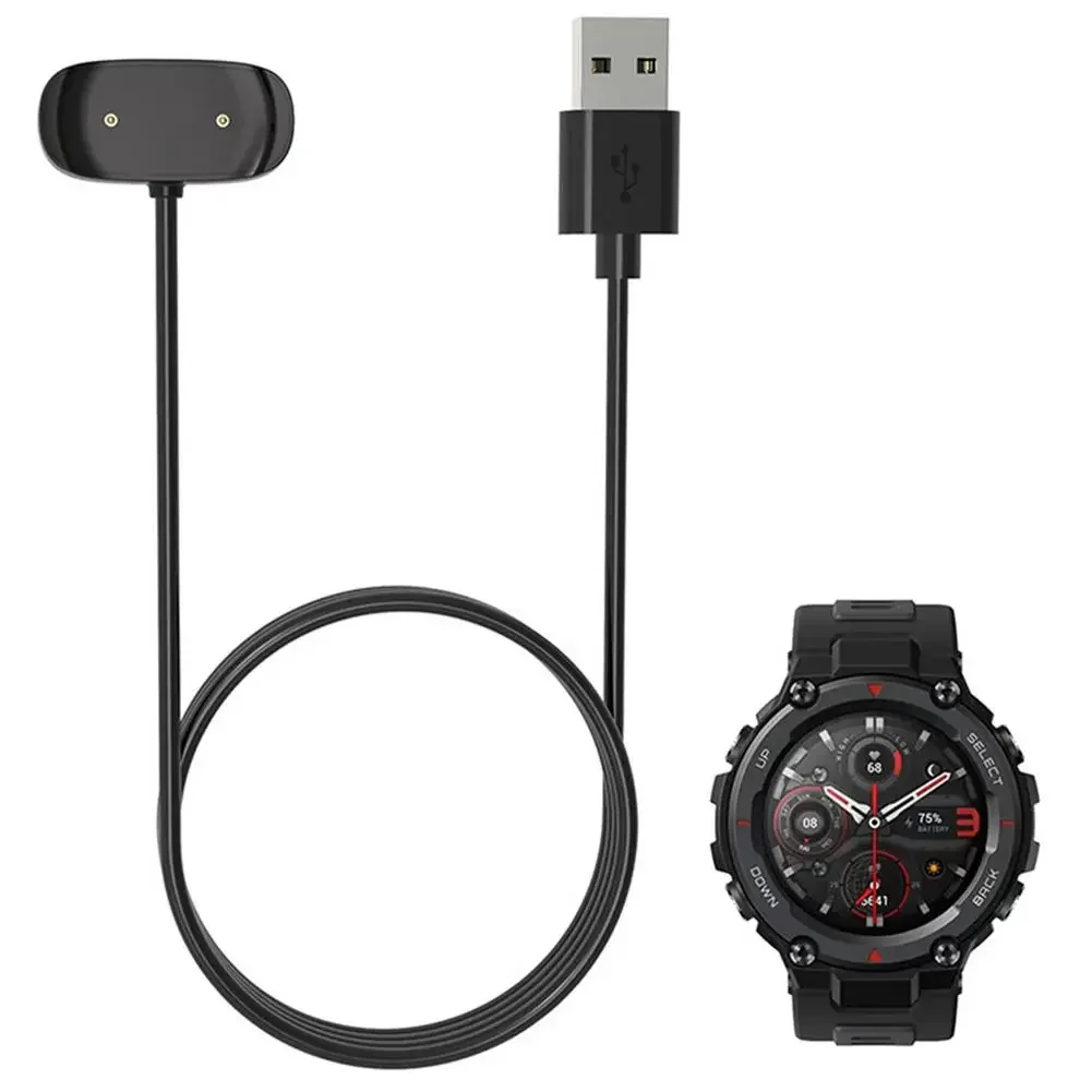 

USB Charging Cable For Huami Amazfit T-Rex Pro/GTR 2e/GTS 2e/GTS2 mini/GTR2/GTS2/bip U/bip 3/Pop pro Smart Watch Charger Cradle