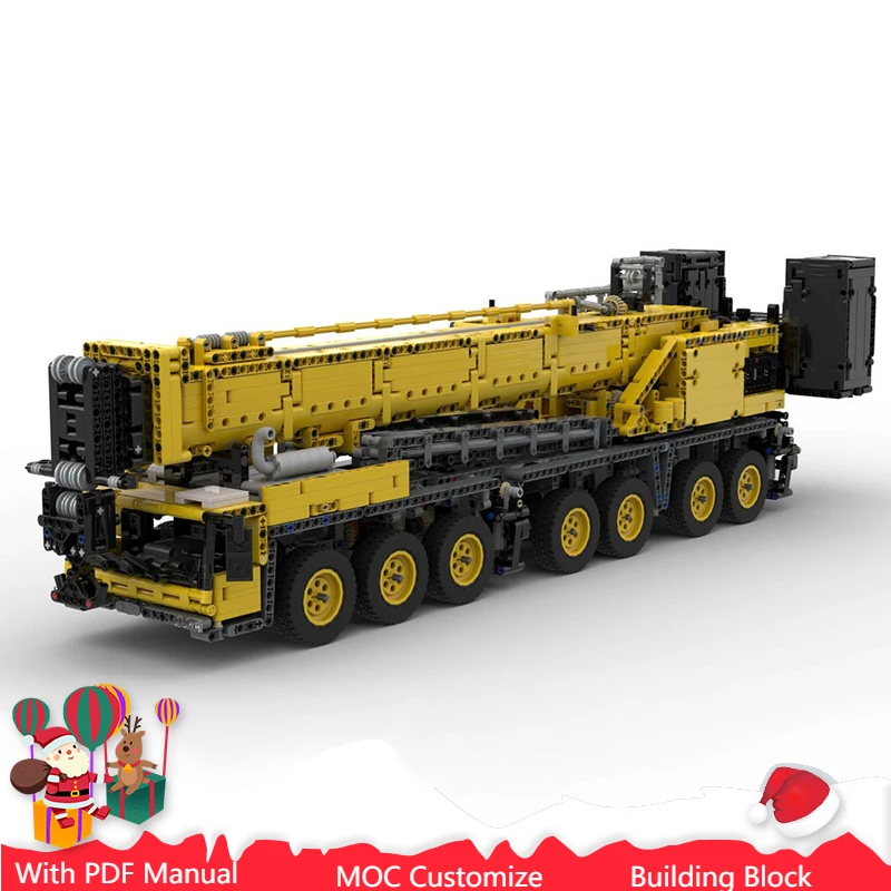 

Лидер продаж, 4985, шт., MOC, городской инженерный мобильный кран, модель, технология, строительный блок, креативные наборы игрушек, рождественский подарок для детей и взрослых