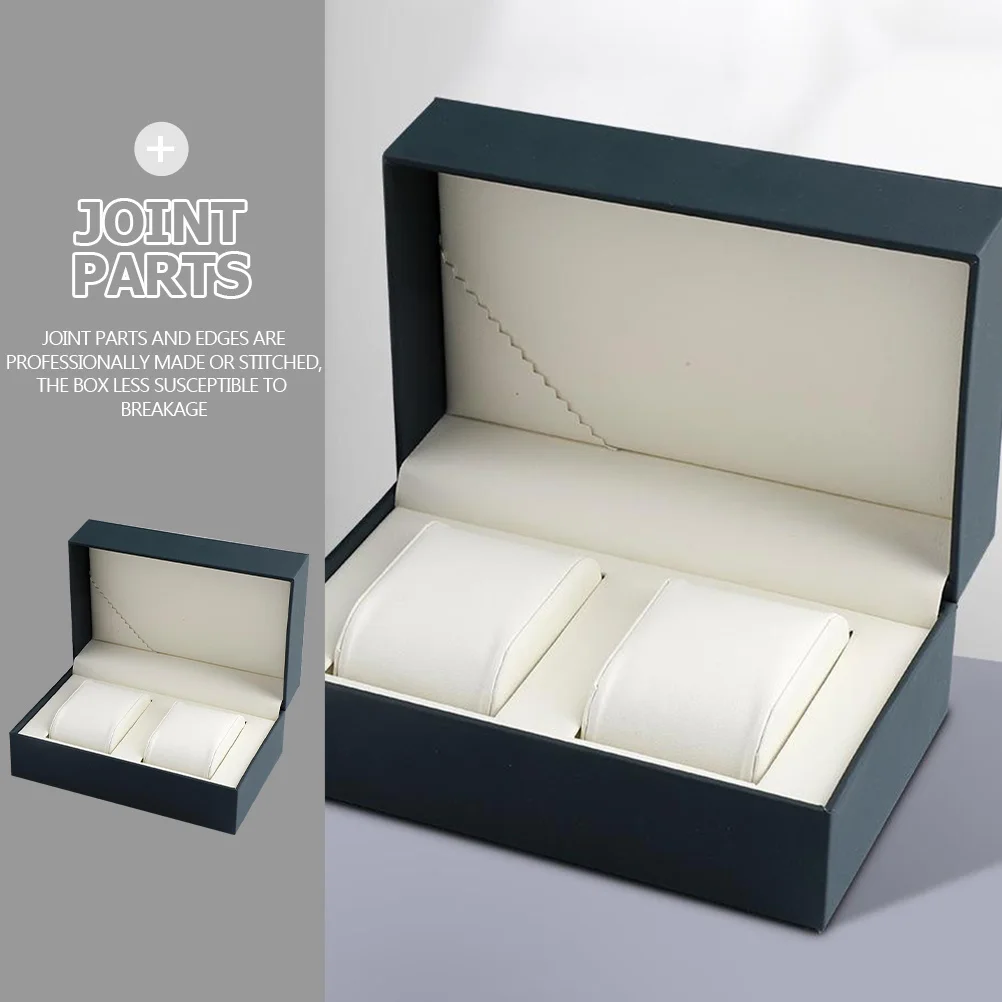 

Watch Display Box PU Multifunctional Durable Jewelry Storage Case Protective Watch Storage Container for Bracelets