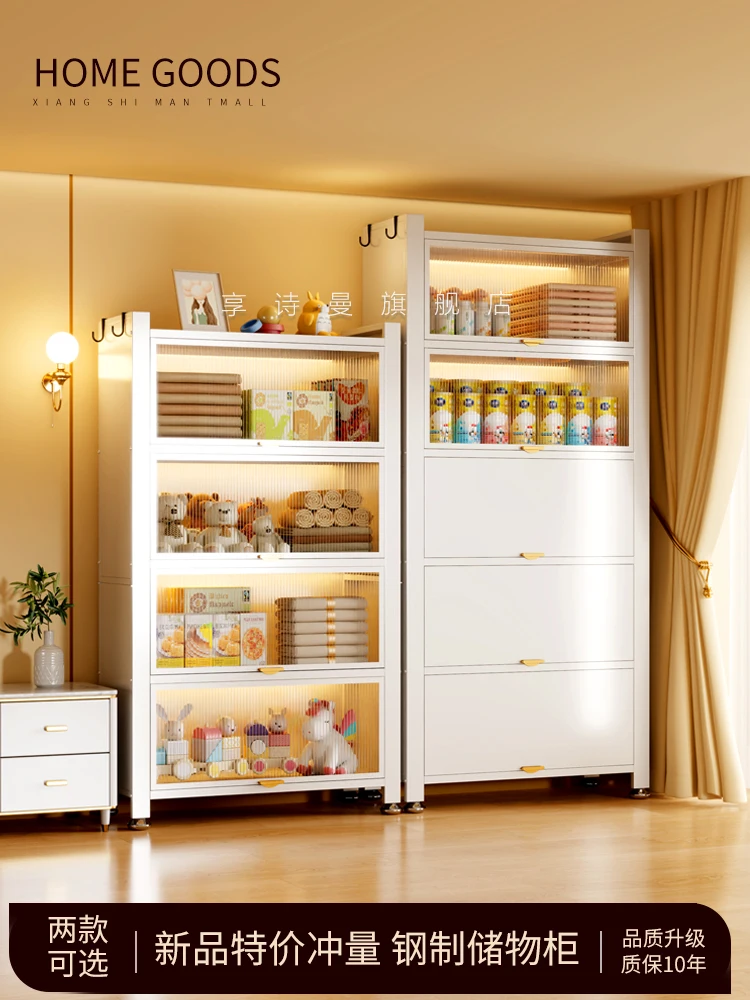 防塵錬鉄製フラップドア-ホームブックケース-リビングルーム