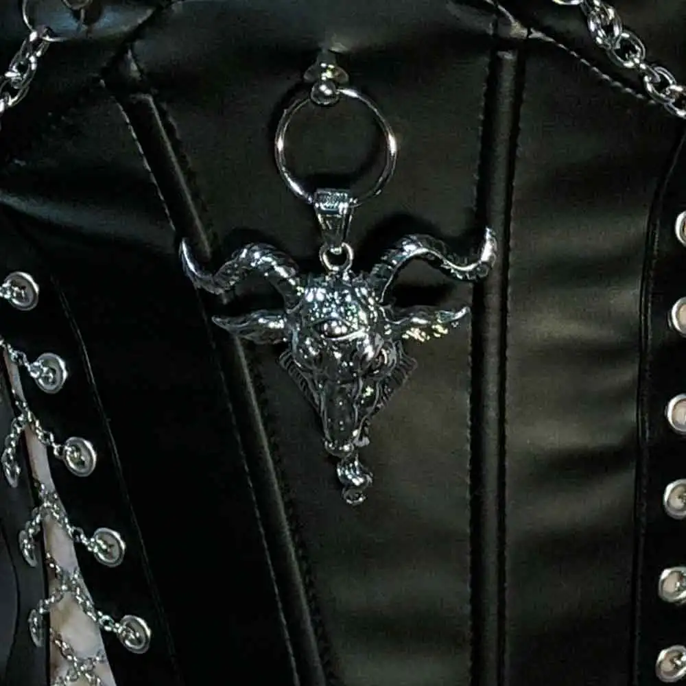 

DIY Hand Made 90s Goth Teen E-Girls Eco Y2K TOPS Club Wear Chain Gothic Tank Kawaii Cyber Grunge Emo Harajuku Punk Rock