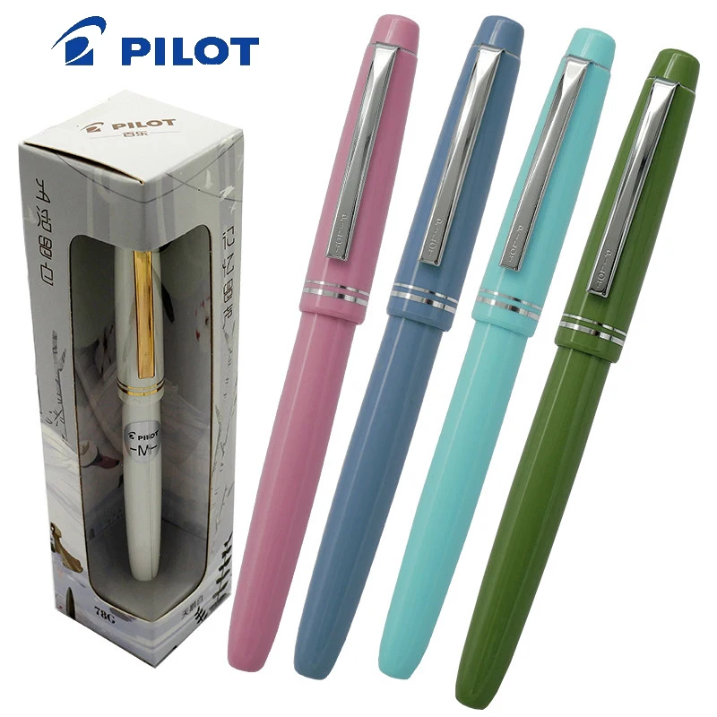 

PILOT Luxury Fountain Pen CON40 Gift Set 78G Series 22K Gold Plated Nib Vintage Barrel Calligraphy/Practice for Writer Student