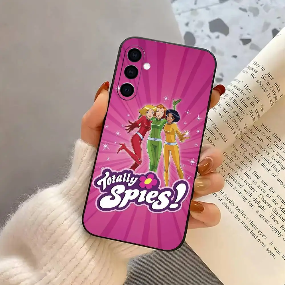 Cool gIrl T-Totally S-Spies Phone Case For Samsung Galaxy A73,A72,A71,A70,A53,A52,A51,Soft Silicone Black Cover