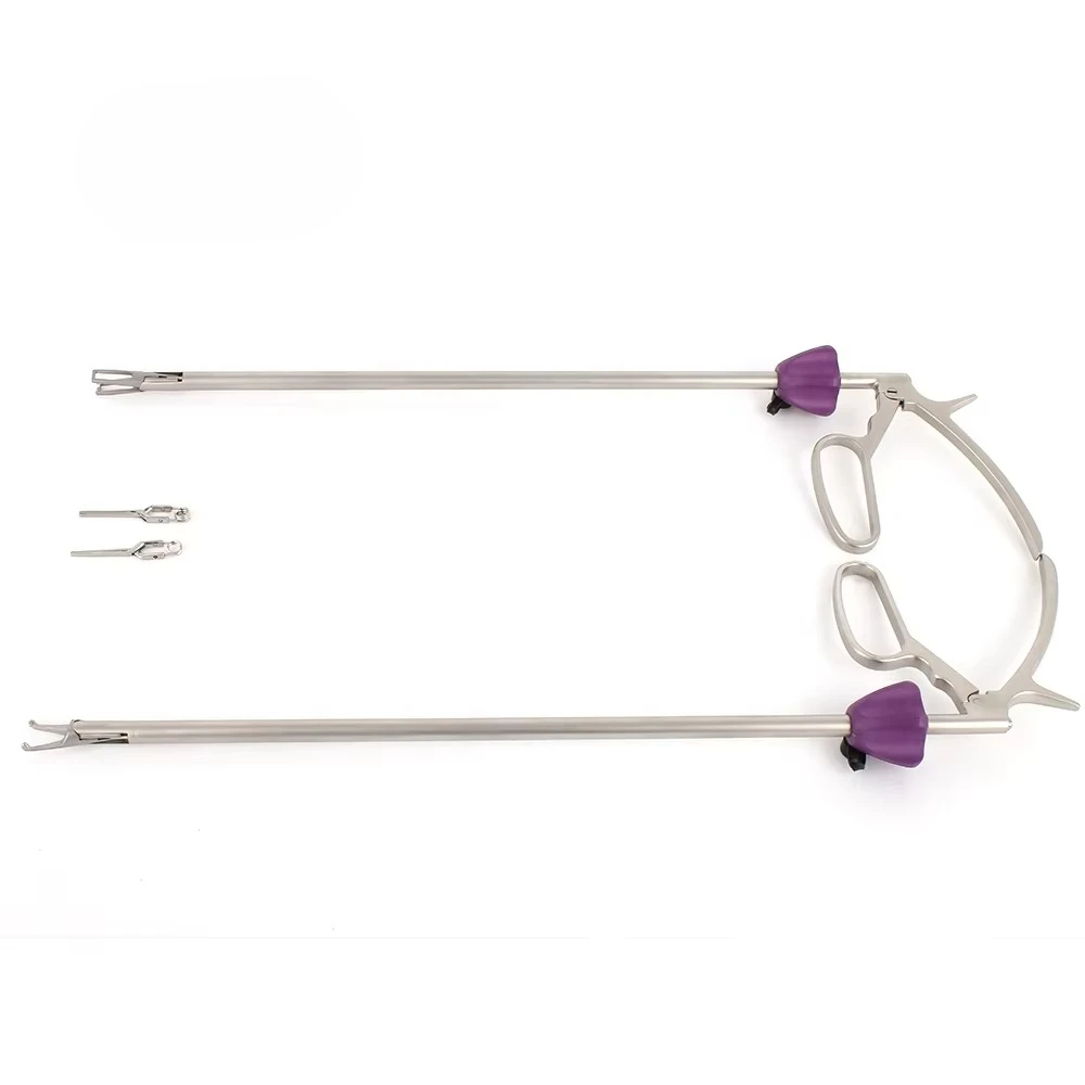 Basis Surgical Instruments Laparoscopic Bulldog Forceps Stainless Steel Clamp