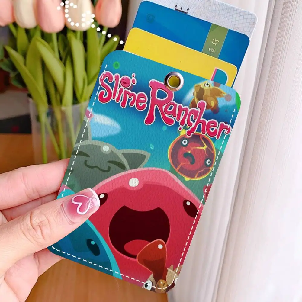 لعبة S-Slime Rancher 1 قطعة INS حامل بطاقة الحرم الجامعي للطلاب الكرتونية الإبداعية لبطاقة الوجبات، بطاقة الحافلة، بطاقة العمل، إلخ