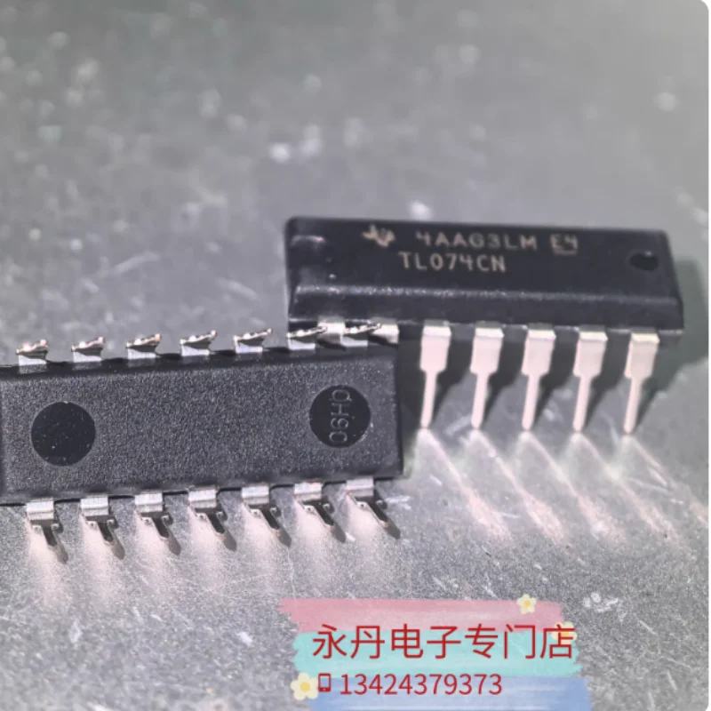 Brand new original genuine imported TL074CN, DIP-14 can be directly photographed!