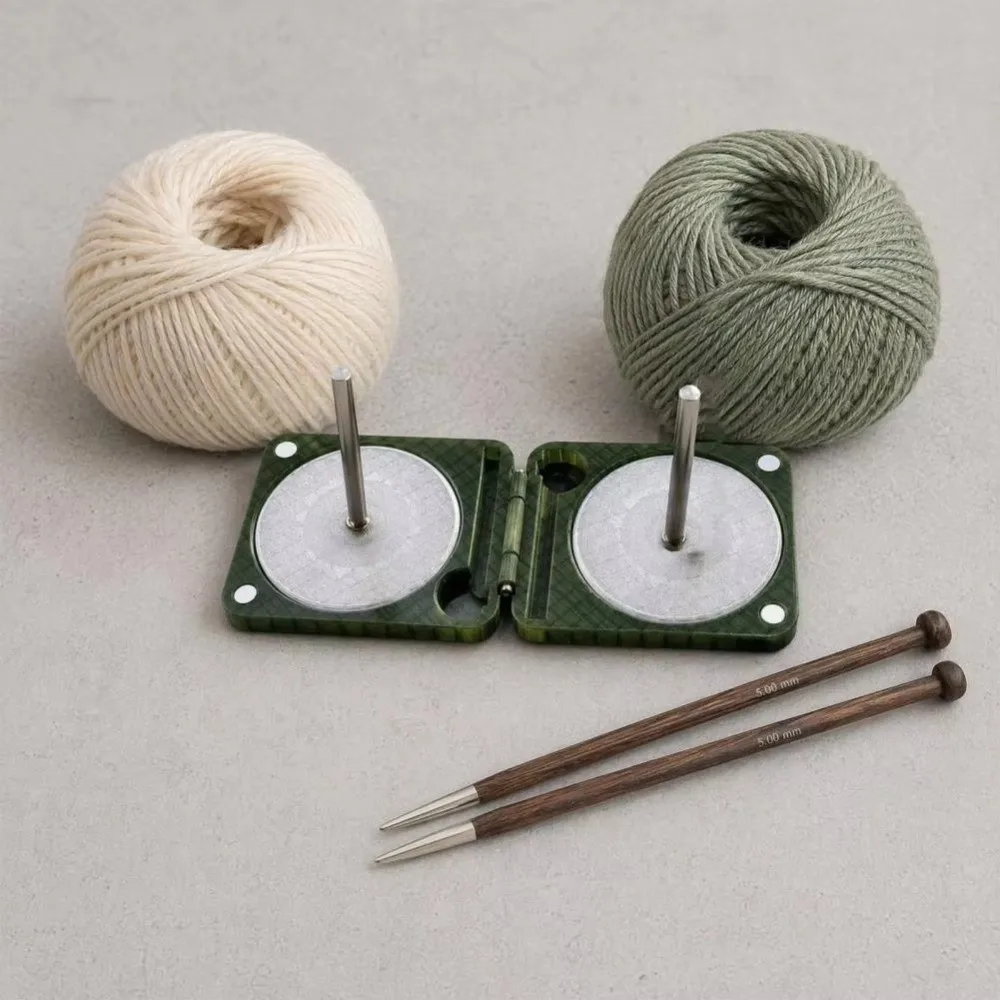 New Portable Yarn Holder Organizer Sewing Accessories Craft Supplies Yarn Stand Storage Compartment Thread Dispenser
