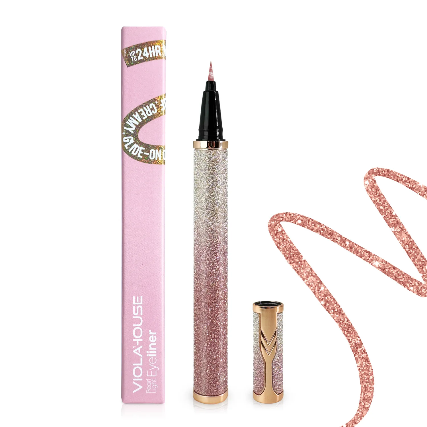 

Pearl eyeliner multi-color holding makeup fine sliding silkworm pen does not decolorize does not faint spot, stage performance m