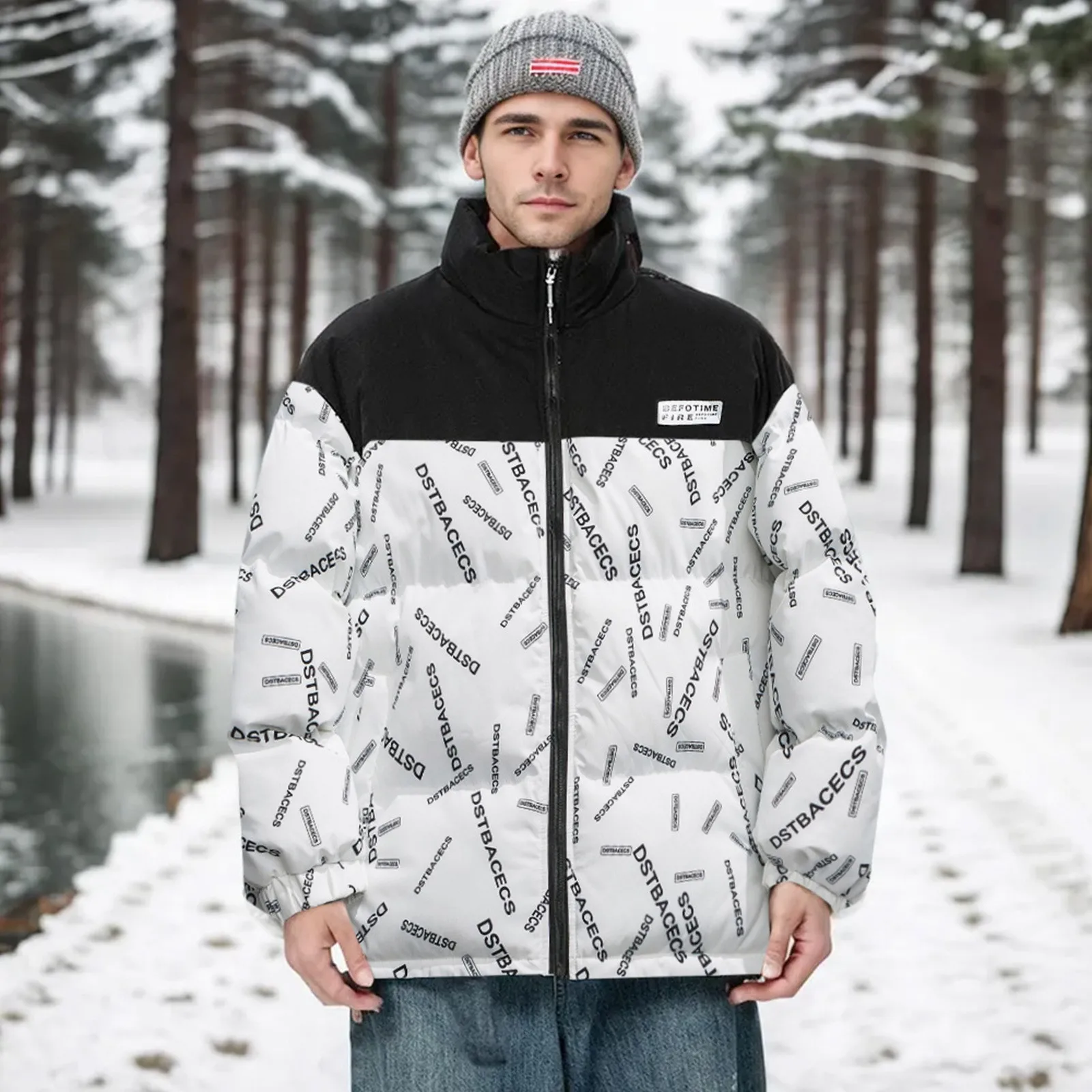 Mens Autumn And Winter Down Jacket Liner Thickened Inside And Outside To Wear Cold White Duck Down Fashion Winter Coats for Men