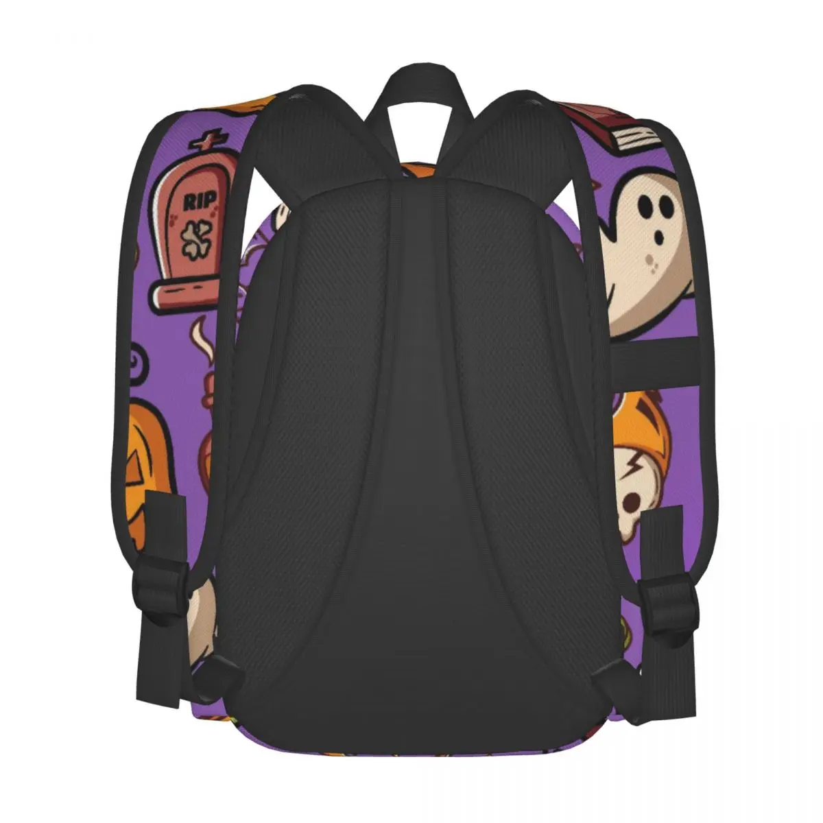 Halloween Pattern Large Capacity Student Backpack Casual Fashion Bookbag Travel Bag