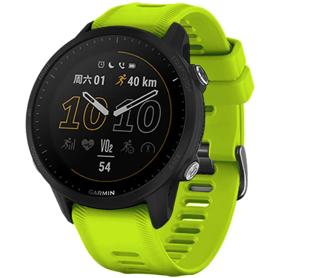 Silikonarmband für Garmin Forerunner 955 745 935 945, Original-Armband, atmungsaktiv, Smartwatch-Armband – Detail 5