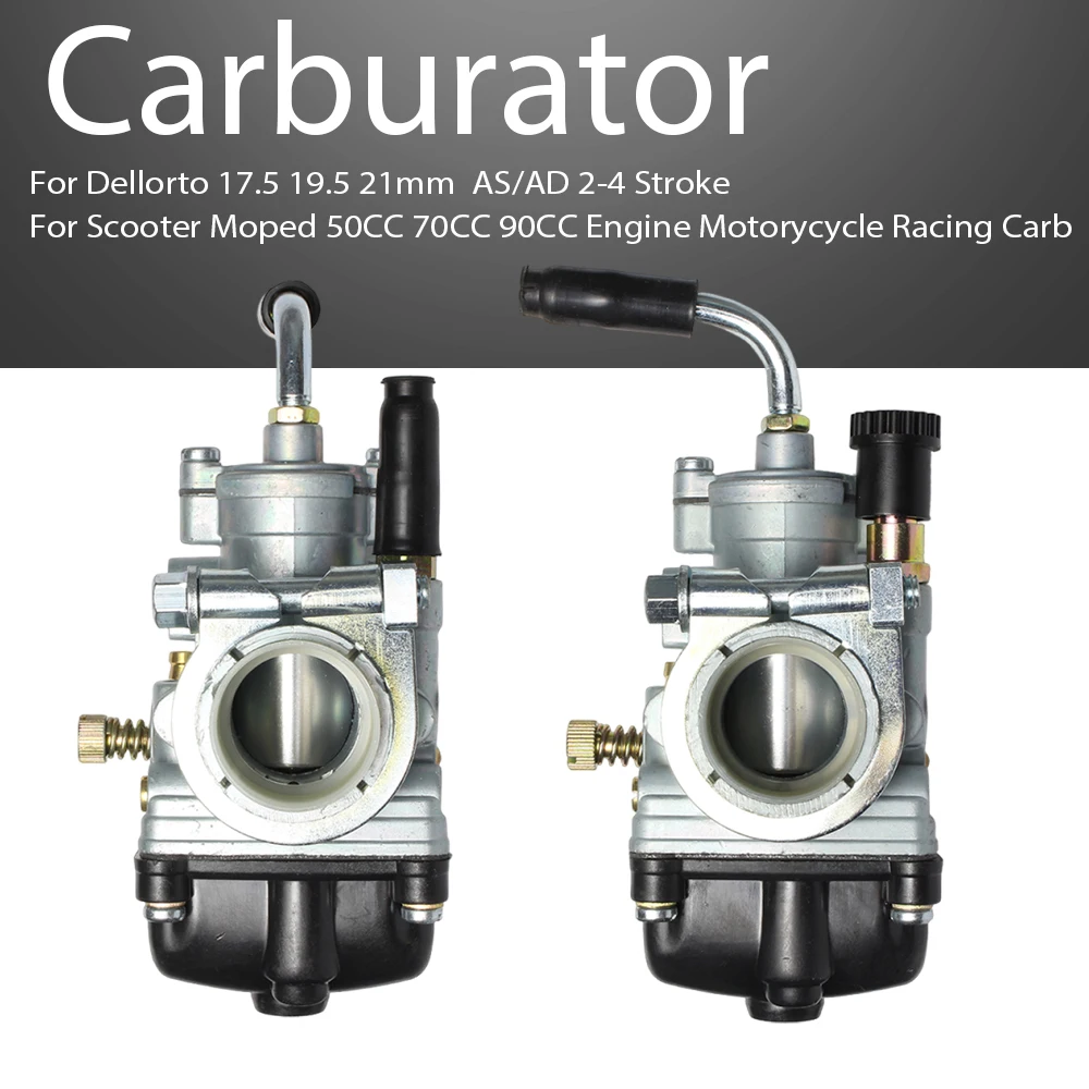 Gaźnik PHBG Dellorto 17.5 19.5 21mm AS/AD 2-4 Takt Skuter Motorower 50CC 70CC 90CC Silnik Motocyklowy Wyścigowy Gaźnik