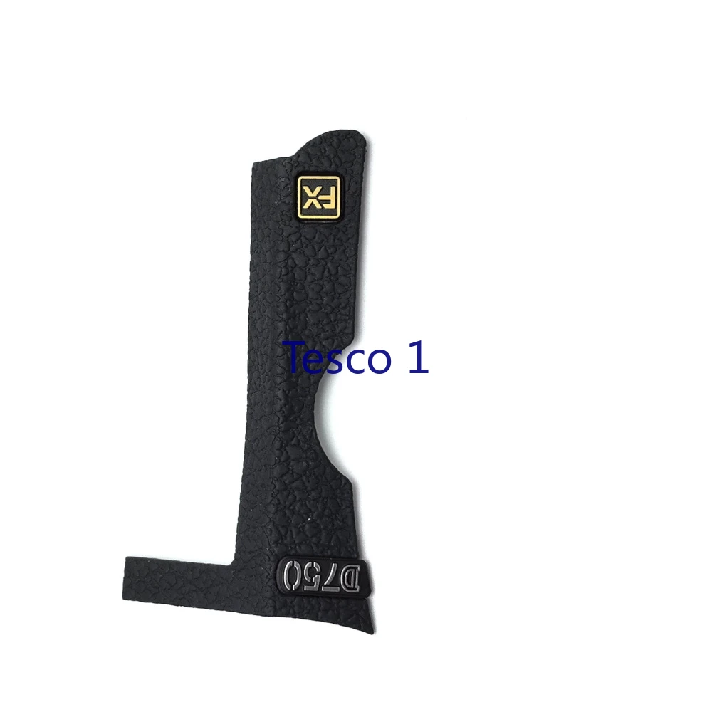 أجزاء الكاميرا الأصلية الجديدة لنيكون D750 الجانب الأمامي غطاء الباب المطاطي غطاء تغليف جلدي وإصلاح شعار FX