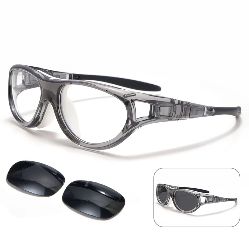 

Special basketball sports glasses, men's impact resistant goggles, detachable polarized dual-use ultra light riding glasses