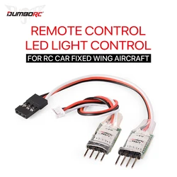 DUMBORC RC Light Controller LED Switch Panel System Turn on/Off 3CH for RC Car Vehicle RC Mini Car Fixed Wing Aircraft Parts