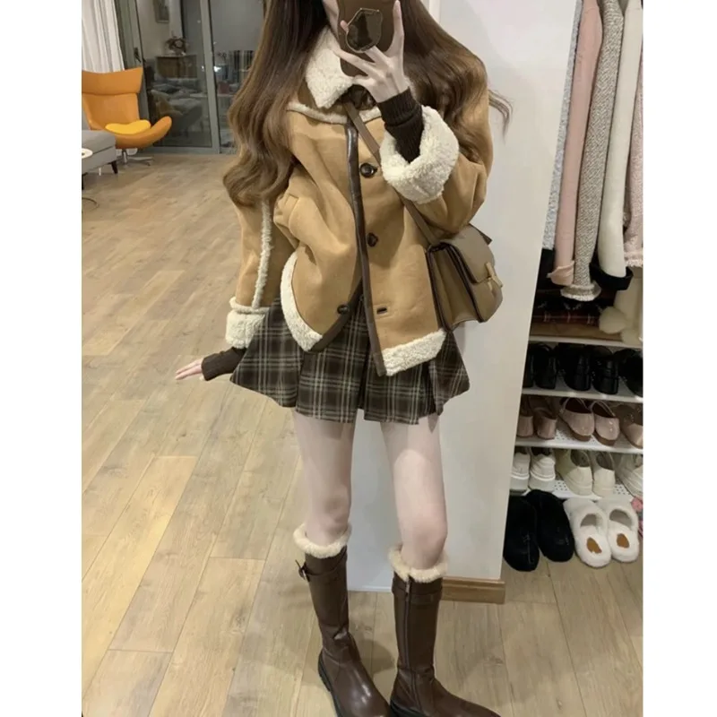 

Модная хлопковая куртка с поясом в Корейском стиле для женщин, новинка зима 2023, плотная и теплая куртка средней длины, женская одежда