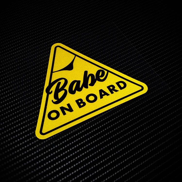 Baby on Board Car Styling Vinyl Tape Decal Auto Window Body Tail Sticker 11x9.7cm